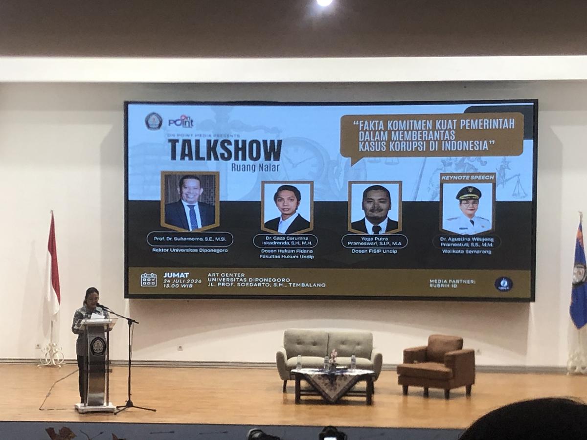 Talkshow “Fakta Komitmen Kuat Pemerintah Dalam Memberantas Kasus Korupsi di Indonesia”